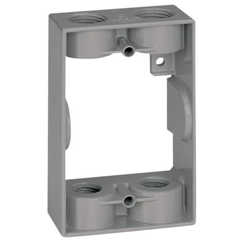 electrical light box extension|exterior electrical outlet box extender.